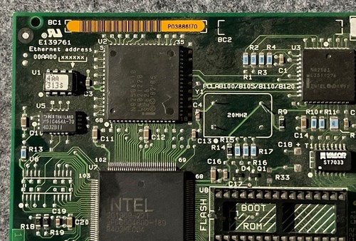 Intel 306451-011 16-Bit ISA 8/16 Lan Adapter EtherExpress with RJ45/AUI, Working - Photo 5/5