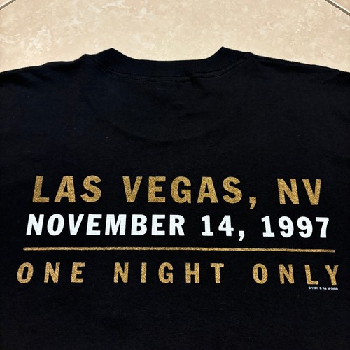 T-shirt promozionale concerto Las Vegas Bee Gees One Night Only 1997 nuova senza etichette vintage L vintage - Foto 7 di 10