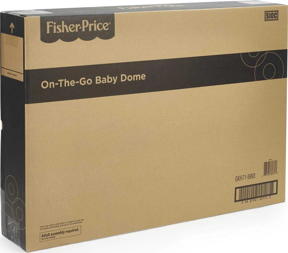 	Cuna portátil Fisher-Price on-the-go cúpula para bebé espacio de juego de viaje con	 Foto 2 de 4