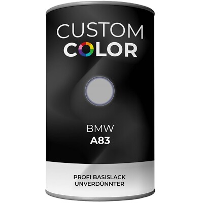 Custom Color 1 Liter Basislack für BMW A83 Autolack unverdünnter 1:1