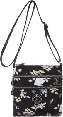 AOCINA Crossbody Purse For Women – Lightweight Small Travel Bag With Multiple Zipper Pockets | Flower Cats Design