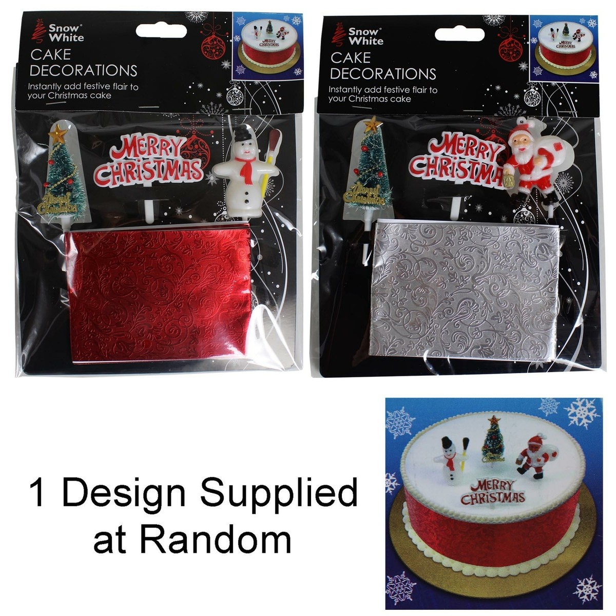 Decorazioni Per Torte Natalizie – Set 24 Pezzi Topper Cake, Con Motivi Babbo Natale, Albero, Renne, Per Dolci E Muffin