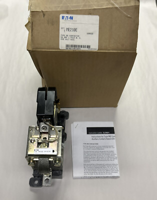 EATON,ME210E,ME DC CONTACTOR 50A 1NO 250VDC COIL NEW
