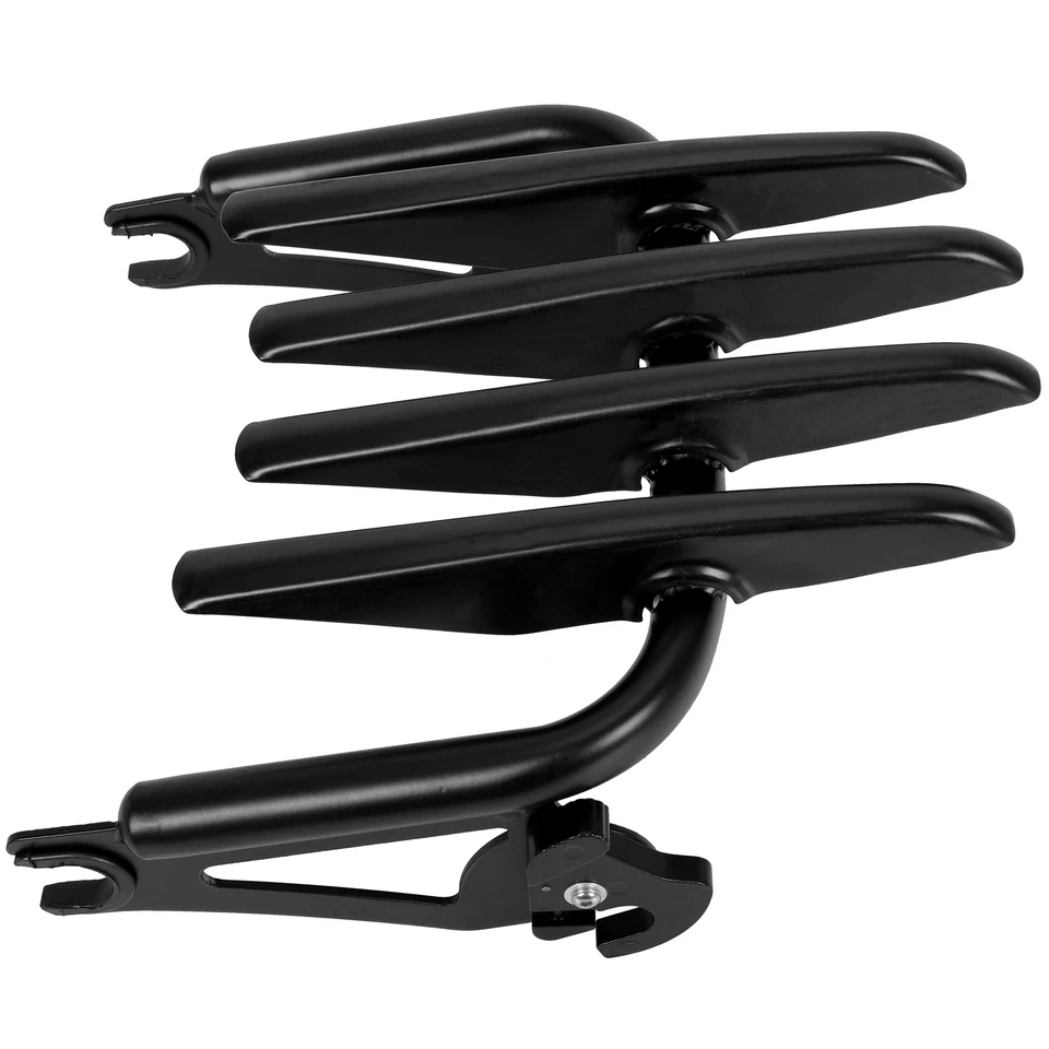Portaequipajes desmontable negro Stealth para Harley Touring Road King 2009-2025 Foto 2 de 4