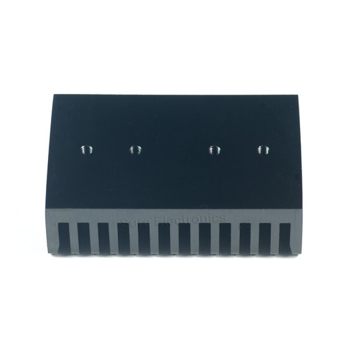 58x36x18mm Aluminum Alloy Heat Sink for TO-220 Package Audio Amplifier Black - Picture 2 of 4