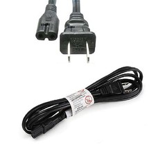 Non-Polarized 2-Pin Universal Power Cord 6 ft. Figure-Eight