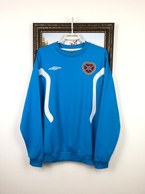 Vintage Umbro Heart Of Midlothian Football Sweatshirt Soccer Track