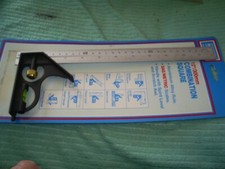 12" ADJUSTABLE SQUARE WITH LEVEL AND SCRIBER