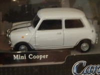 Mini Cooper Weiss Altes Model Oldtimer Modelauto Ca.7Cm *Neu* 1:43