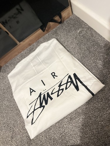 Stussy x Nike Dri Fit Mesh Jersey 'Sail' Size Xl In Black - Picture 12 of 19
