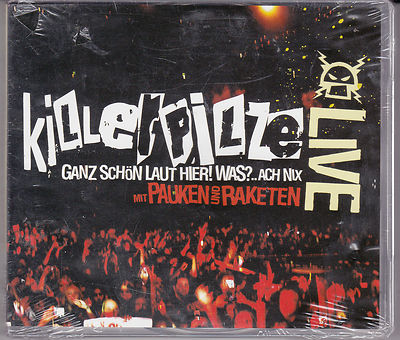 CD 20T + DVD 15T KILLER PILZE LIVE MIT PAUKEN UND RAKETEN GANZ SCHON LAUT HIER! 