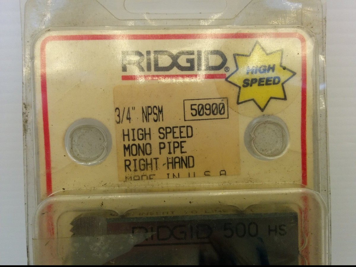 RIDGID 50900 DIES, 3/4