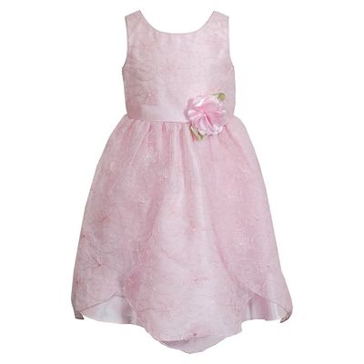 youngland pink dress Youngland Baby Girls Infant Baby 12 months Eyelet lace overlay dress White Pink Tank Easter Party