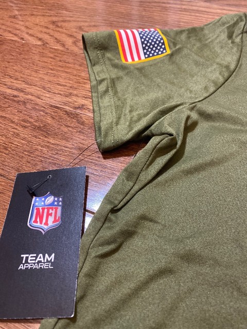 Womens Size Large Indianapolis Colts Salute To Service Shirt NFL Green Nike | eBay