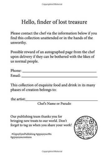Chef's Journal: Recipes Paperback - Picture 2 of 3