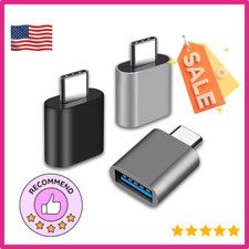 USB C to USB Adapter, Type C Thunderbolt 4 OTG Converter, USB C Male to USB 3...