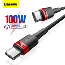 100W USB C to Type C Cable PD 5A Fast Charging 2m for MacBook, Samsung, Xiaomi