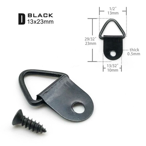 25pcs Triangle D-ring Picture Photo Painting Frame Wall Hook Hanger with Screw - Picture 5 of 17