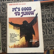 It’s Good To Know by Randy Bullock Hardcover