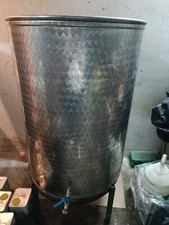 Serbatoio cisterna botte acciaio  inox 500 L per vino/olio in ottime condizioni