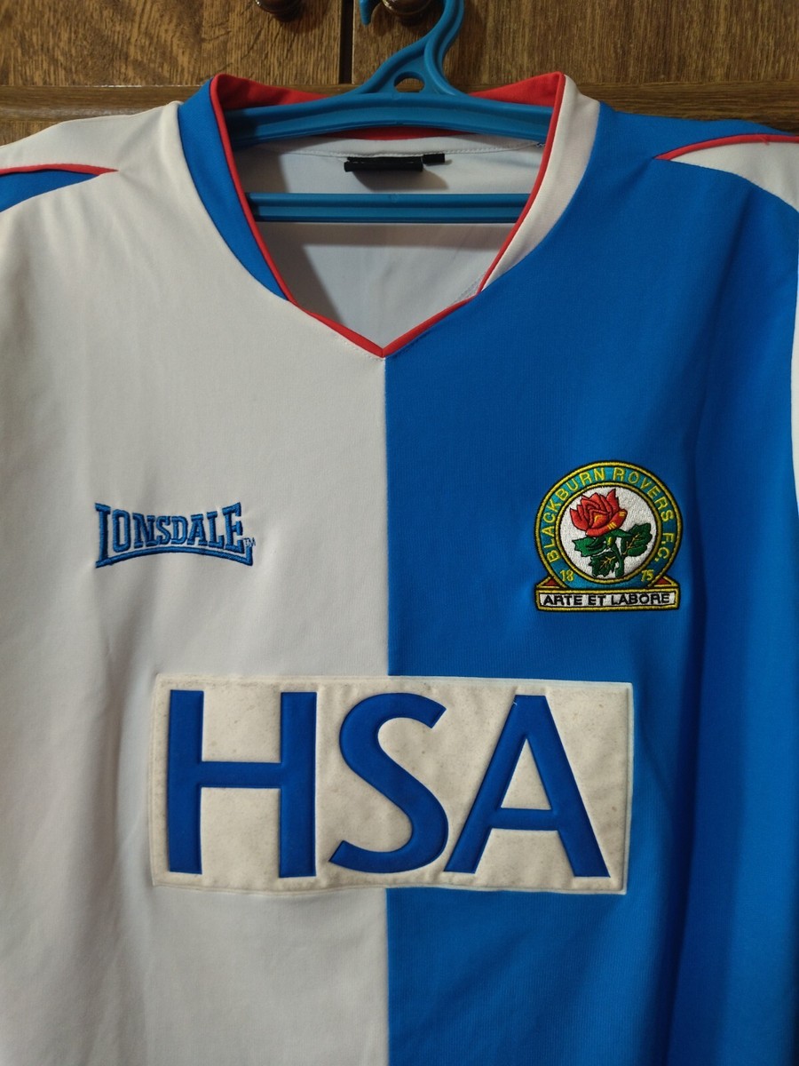 Blackburn Rovers FC Lonsdale Football Shirt Home 2004/2005