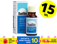 DUOFILM SOLUTION 15ml Salicylic Acid For Removing Plantar Warts Corns  Calluses