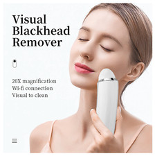 Electric Blackhead Remover Cleaner Face Diamond Pore Vacuum Suction White Heads