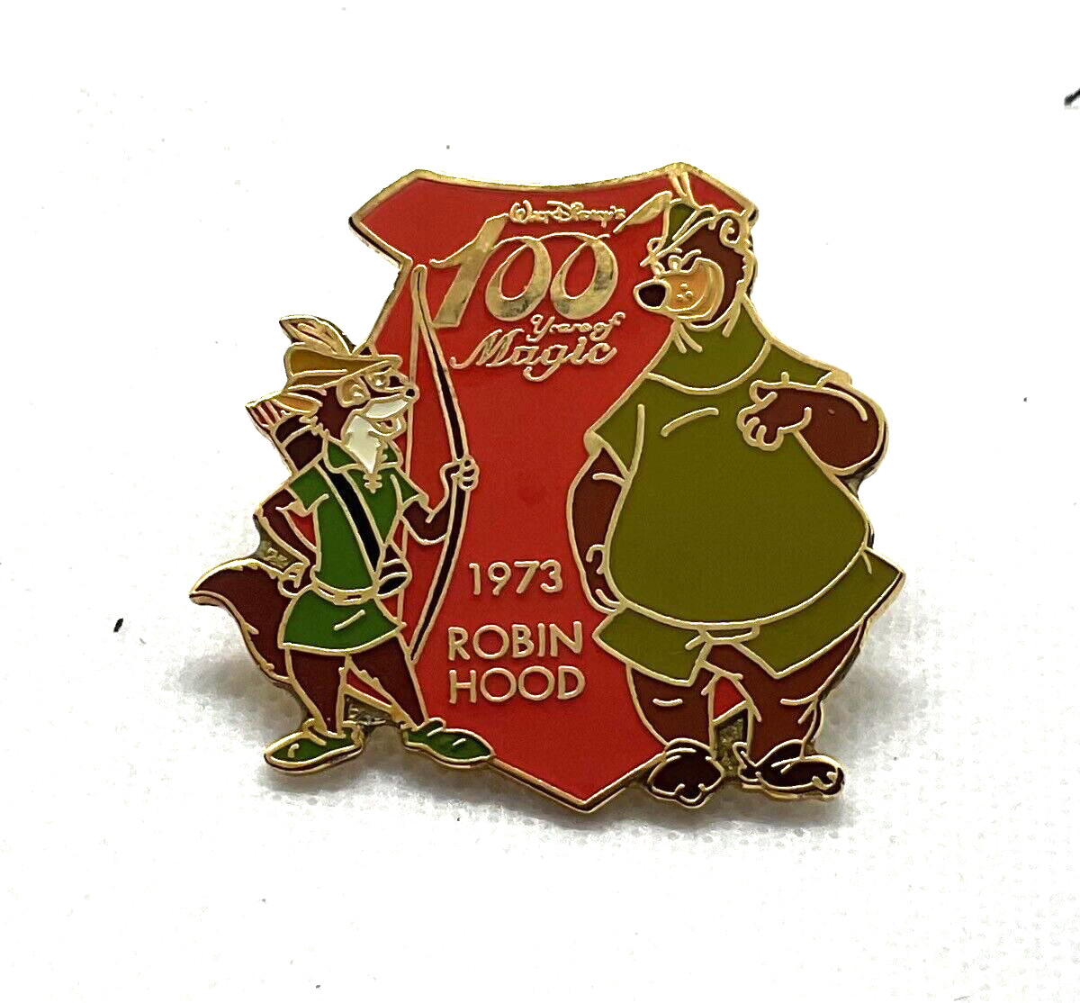 Disney JDS 2001 100 Years Of Magic Robin Hood 1973 LE 1300 Pin