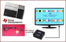 6Ft AV Cable & HDTV TV Converter Adapter for Texas Instruments TI-99/4A Computer