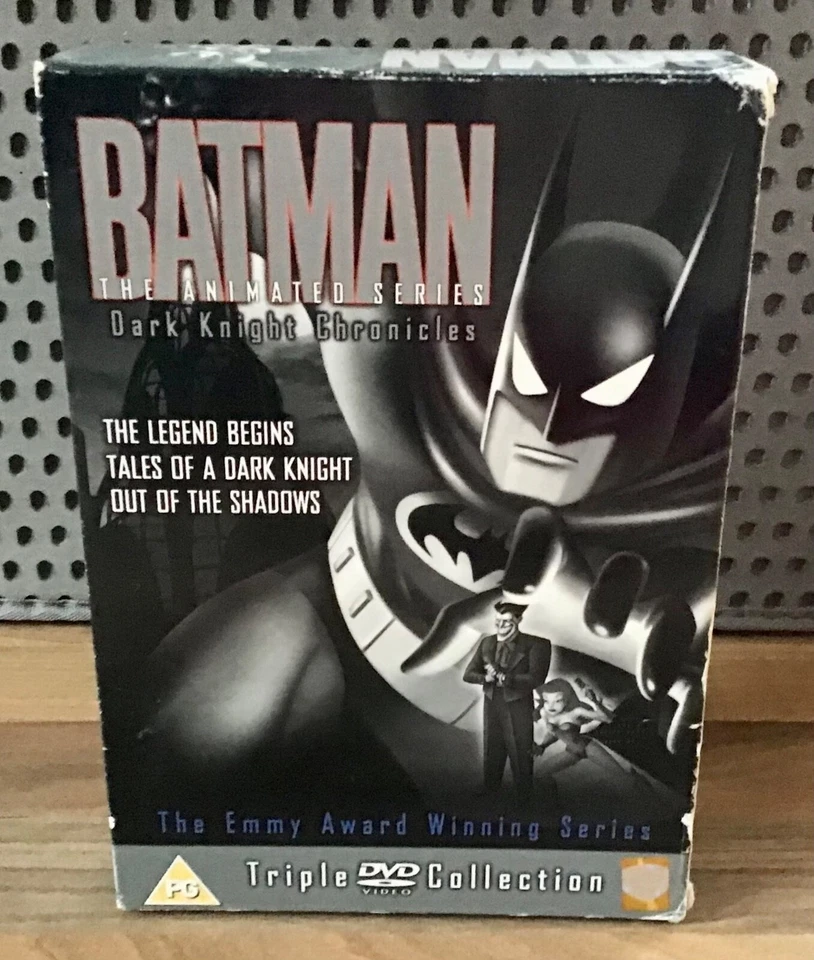BATMAN - THE ANIMATED SERIES "DARK KNIGHT CHRONICALS" 3 MOVIE BOX SET TRIPLE DVD - Image 3 of 4