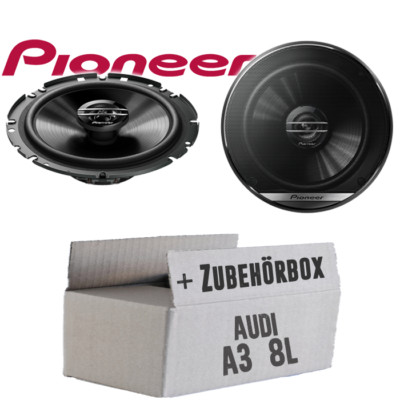 Pioneer Lautsprecher für Audi A3 8L Boxen 16cm 2-Wege Koax Auto Heck Tür Seite