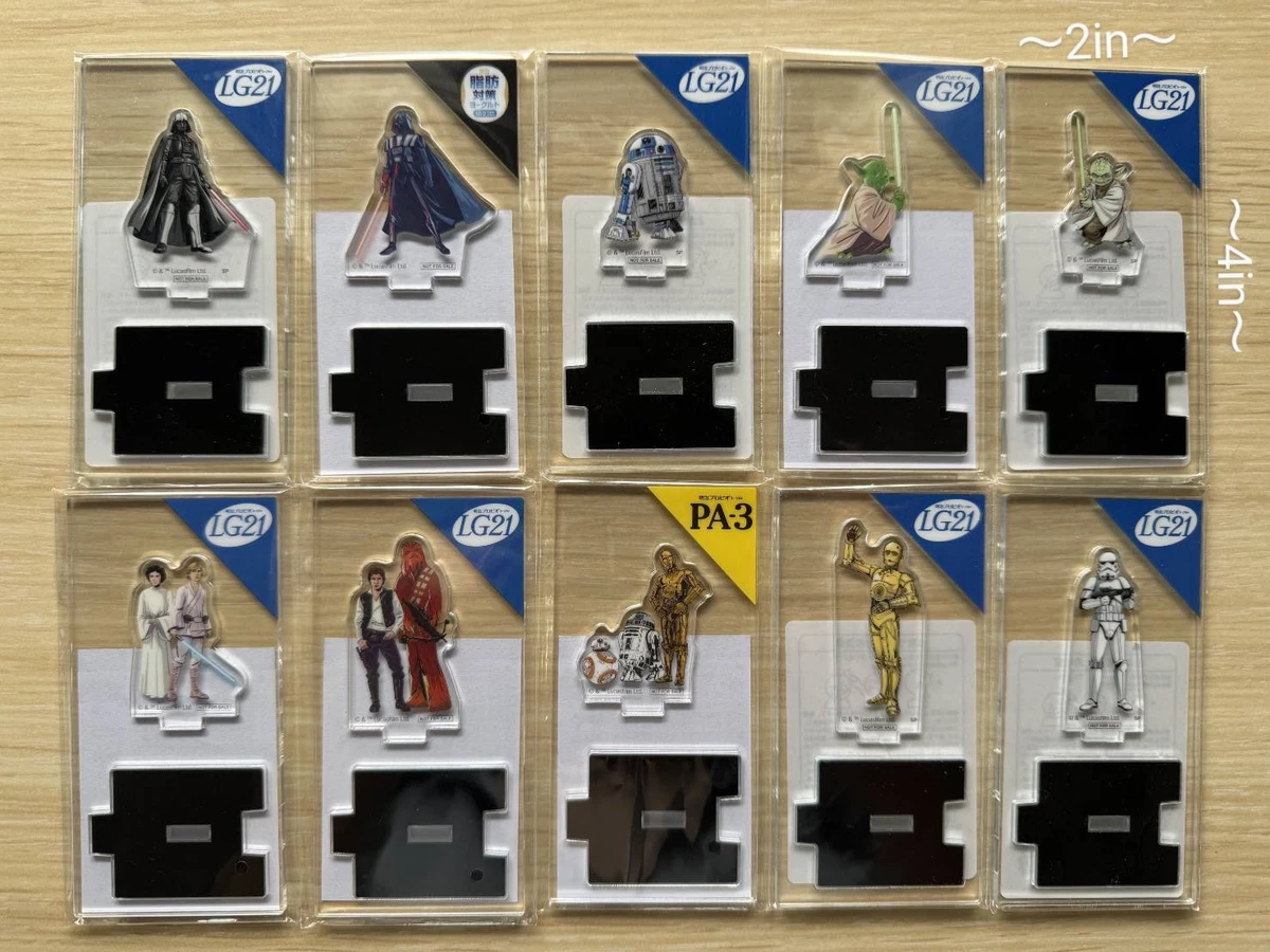 STAR WARS Acrylic display stand Complete set Japan limited item