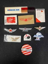 VINTAGE AIRLINES ASSORTED MEMORABILIA SOUVENIR LOT OF 11