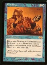 TOP & KULT  Einklang / Attunement  - URZA's SAGA -  deutsch  (good +)  * Rare *