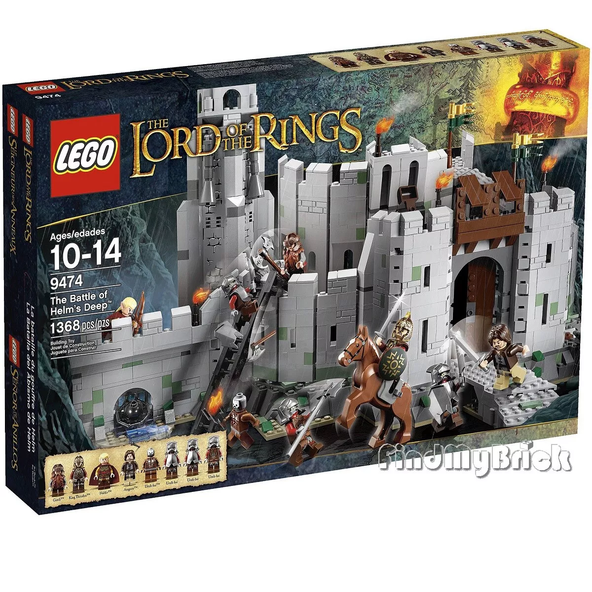 Lego The Lord of the Rings 9474 The Battle of Helm's Deep - Factory Sealed  NEW