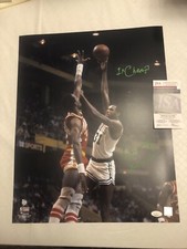JSA Cedric Maxwell Signed 16x20 Boston Celtics Autographed Action Photo 476
