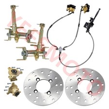 3 Stud Front Wheel Hub Steering Spindle Brake Caliper  Disc ATV Quad Go Kart
