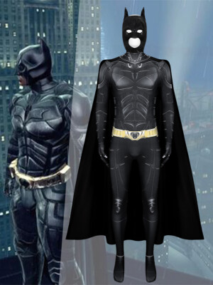 Cosplay Justice League The Batman Jumpsuit Cape Superheld Bruce Wayne Bodysuit