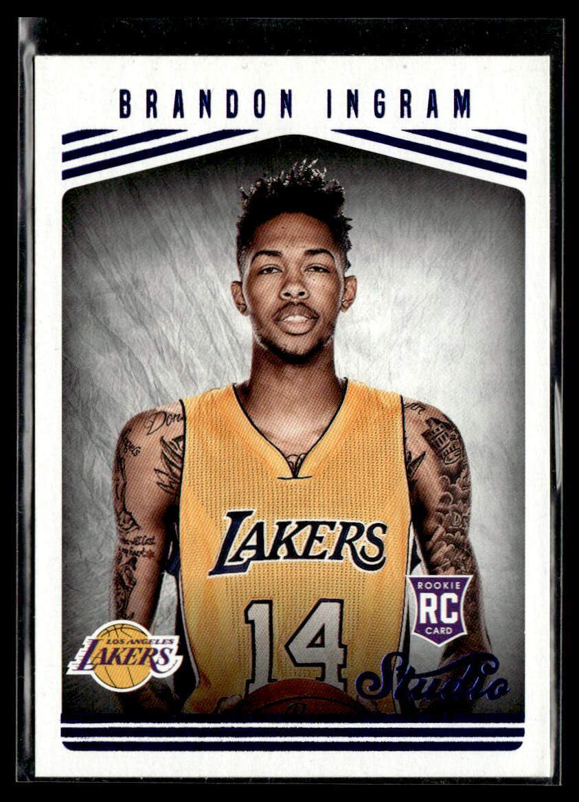 2016 Panini Studio #176 Brandon Ingram Near Mint