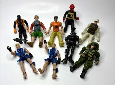 Chap Mei  Action Figure lot  of 9 Vintage Misc Lot FAST SHIPPING