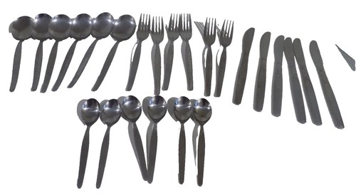 Golden Dessert Flatware From Germany Called Kaffeebesteck 15-TLG