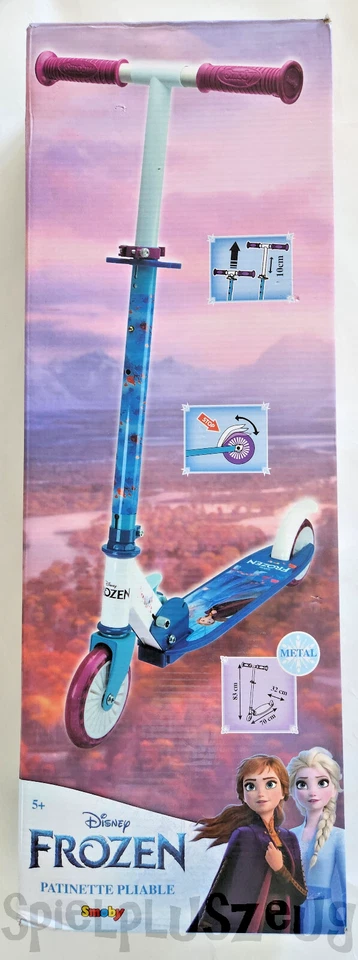 Smoby Foldable Scooter Roller Frozen Metal Rahmen ab 5 Jahren