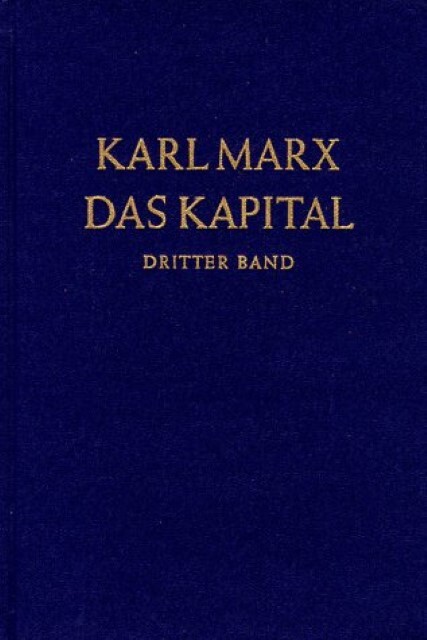 Thumbnail - Das Kapital 3. Kritik Der Politischen Ökonomie Karl Marx