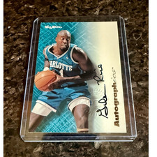 SkyBox 1996-97 Skybox Premium Autographics Glen Rice Hornets #1 Black Ink AU