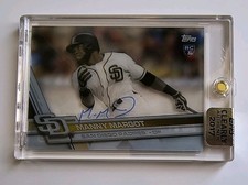 MANNY MARGOT Uncirculated Rookie Autograph Card 2017 Topps Clearly Authentic