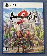 Romancing Saga Sony PS5 Promo Retail Store Shelf Display Card ONLY 2025