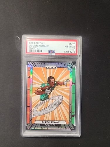 De'Von Achane #M-20 2023 Panini Prizm Manga card