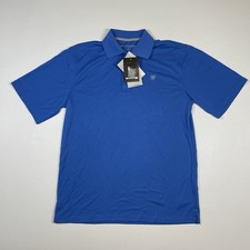 Ariat Shirt Men s Small Blue Short Sleeve Performance Tek Polo UPF 45 NEW