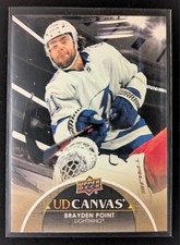 2021-22 Upper Deck Series 1  UD Canvas Brayden Point. #C73 Lightning