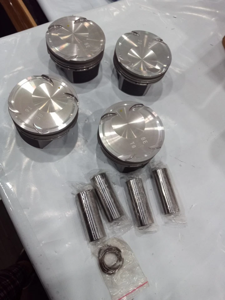 4x 23410-2BCA0 Engine Pistons & Rings Kit For 2011-19 Hyundai Kia 1.6T G4FJ - Image 3 of 4